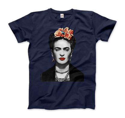 Frida Kahlo With Flowers Poster Artwork T-Shirt