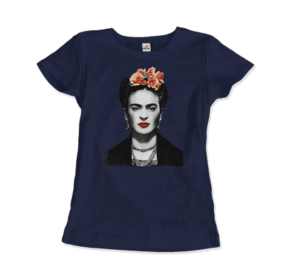 Frida Kahlo With Flowers Poster Artwork T-Shirt