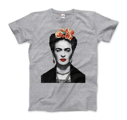 Frida Kahlo With Flowers Poster Artwork T-Shirt