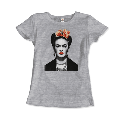 Frida Kahlo With Flowers Poster Artwork T-Shirt
