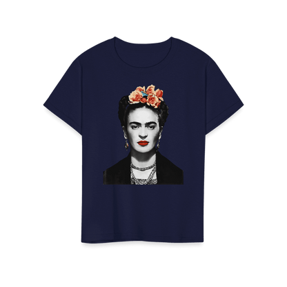Frida Kahlo With Flowers Poster Artwork T-Shirt