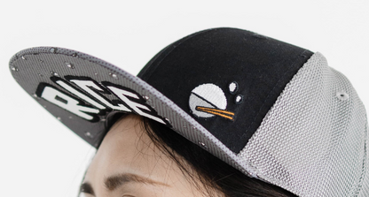 Rice Mesh Snapback Hat