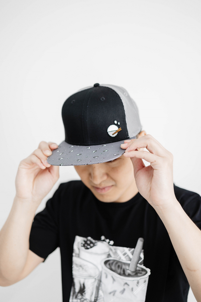 Rice Mesh Snapback Hat