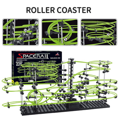 Spacerail Marble Run (Luminous Version)