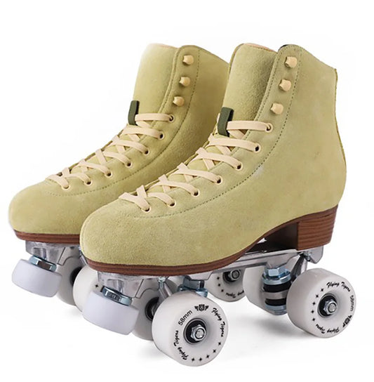 Men's Retro Suede Quad Roller Skate - Indoor/Outdoor