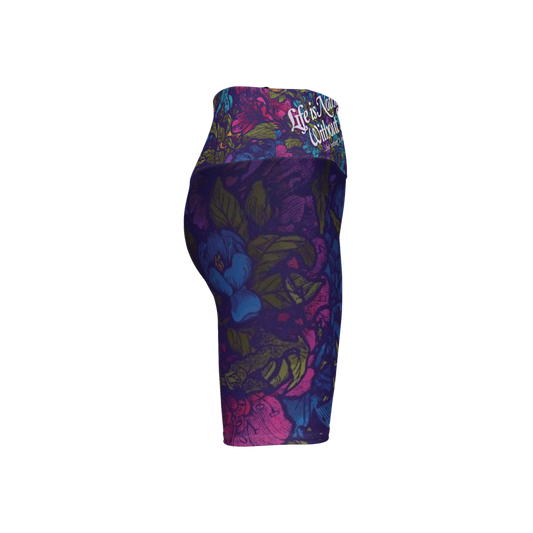 Original Era Women’s 'Nothing Without Love' Floral Bike Shorts
