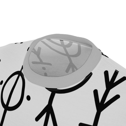 Artistic Unisex T-Shirt SYMBOLS 1 - Minimal By QueenNoble