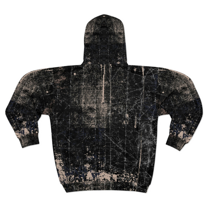 Unisex Zipped Fleece Jacket with Hoodie ALPHA from Minimal By QueenNoble