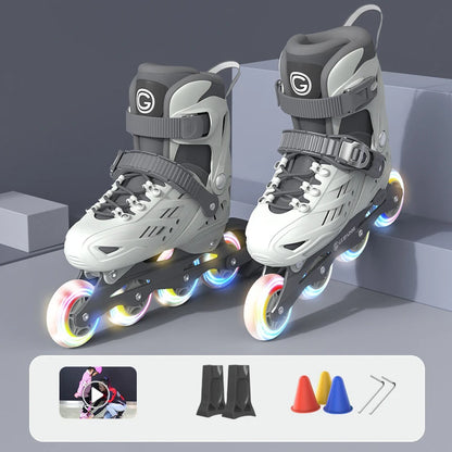 Outdoor 4 Wheels Free Style  Inline Roller Skates