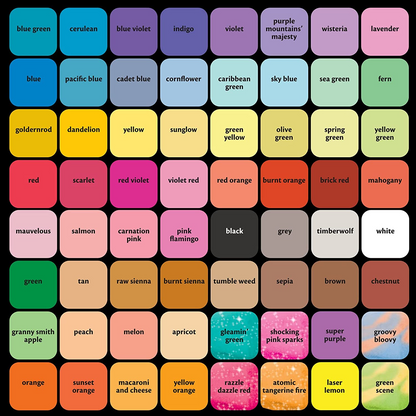 Crayola Washable Sidewalk Chalk - Ultimate 64 Pack