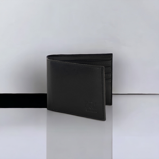 Apple Leather Stylish Classic Wallet - Black