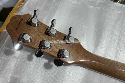 John Casino Natural Maple Semi Hollow Body Jazz Electric Guitar
