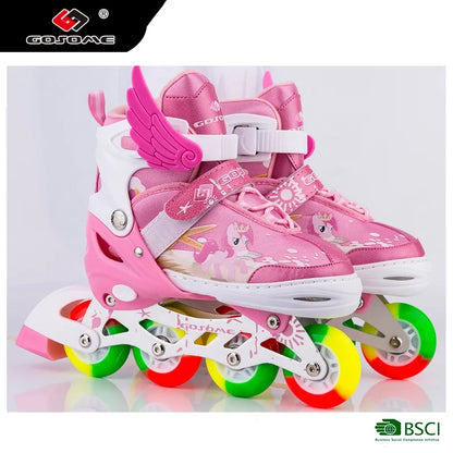 Kids Aggressive Adjustable Inline Roller Skates