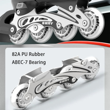 Beginners Inline Roller Skates (Flashing Wheels)