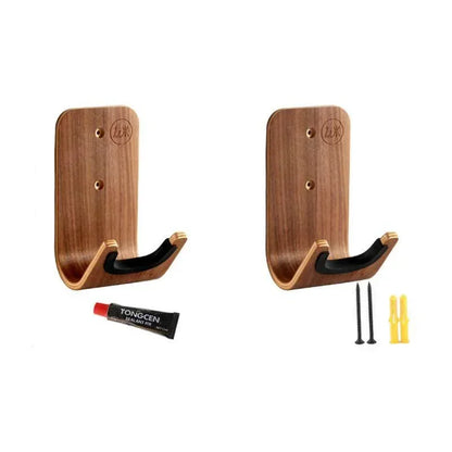 Wood Wall Mounted Guitar and Ukulele Hanger
