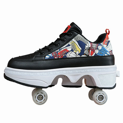 Cartoon Roller Sneakers (Heelys)