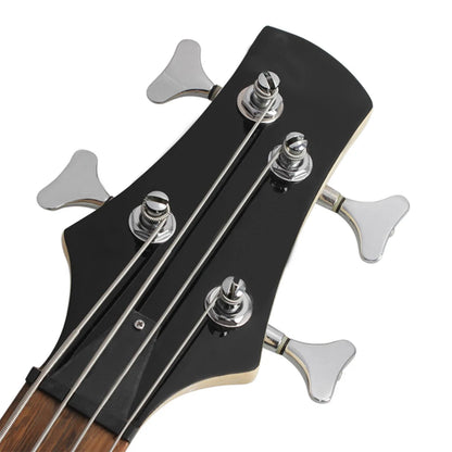Solid Blue Grain Color, 4 String Electric Bass Guitar