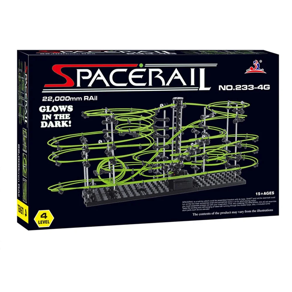 Spacerail Marble Run (Luminous Version)