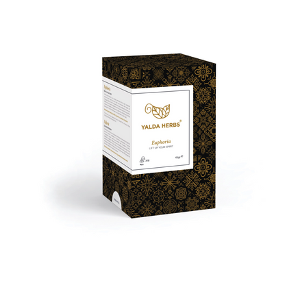 Yalda Herbs- Euphoria-18 Pyramid Teabag -Black tea & Saffron