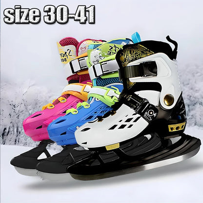 Adjustable Unisex Ice Skate Shoes