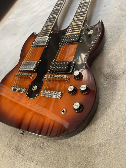 6-Chord+12 Chord Double Path Sunset Color Body Edition Electric Guitar