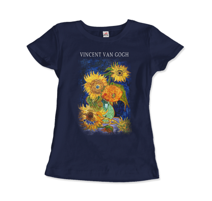 Van Gogh Five Sunflowers 1888, Artwork T-Shirt