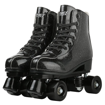 Polyurethane Flash Quad Roller Skates