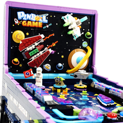 DIY Puzzle Assembly Building Block Bricks - Pinball Table Model