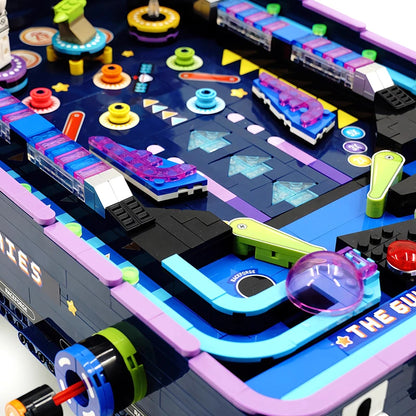 DIY Puzzle Assembly Building Block Bricks - Pinball Table Model