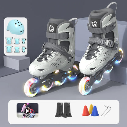 Outdoor 4 Wheels Free Style  Inline Roller Skates