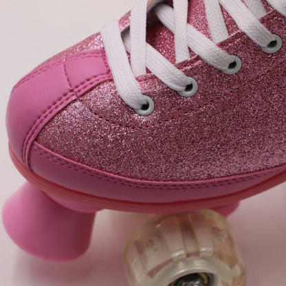 Yijiu Glitter Quad Roller Dance Skates