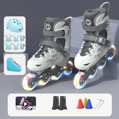 Outdoor 4 Wheels Free Style  Inline Roller Skates