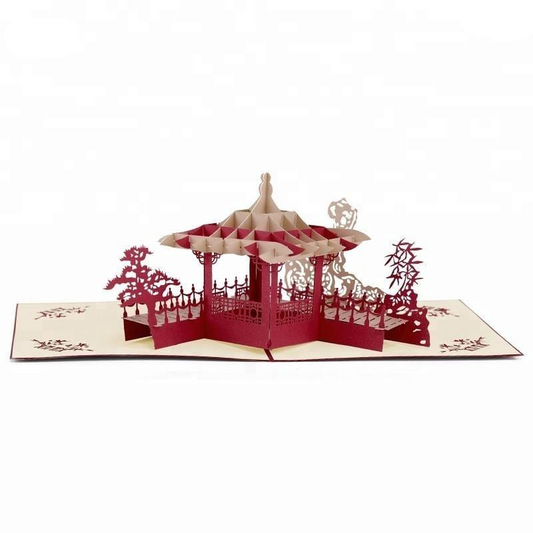 Suzhou Gardens 3D Pop Up Greeting Card