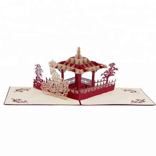 Suzhou Gardens 3D Pop Up Greeting Card