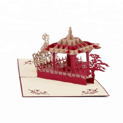 Suzhou Gardens 3D Pop Up Greeting Card