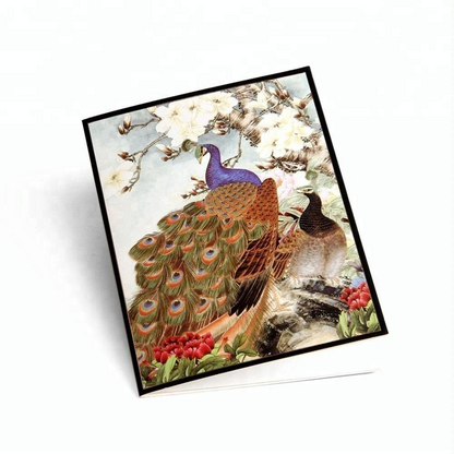 Colourful Peacock 3D Pop Up Greeting Card