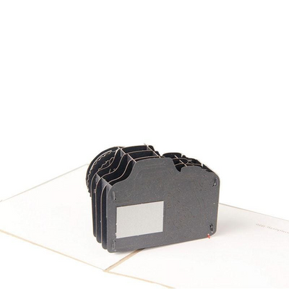 3D pop up Camera Greeting Card