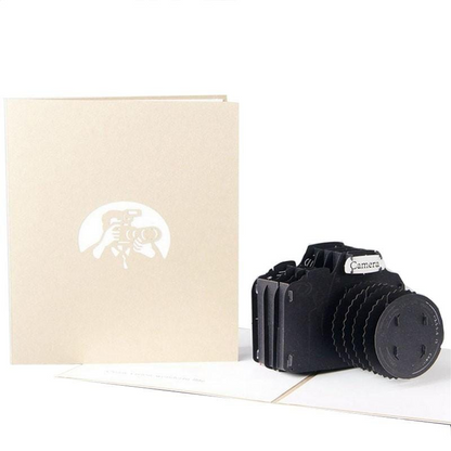 3D pop up Camera Greeting Card