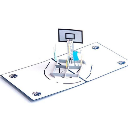 3D pop up Basketball  Greeting Card