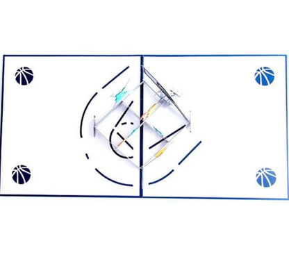 3D pop up Basketball  Greeting Card