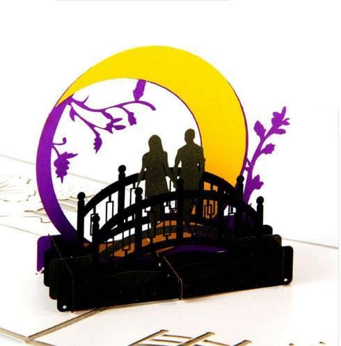 Couples Love 3d Pop Up Valentines Day Greeting Card