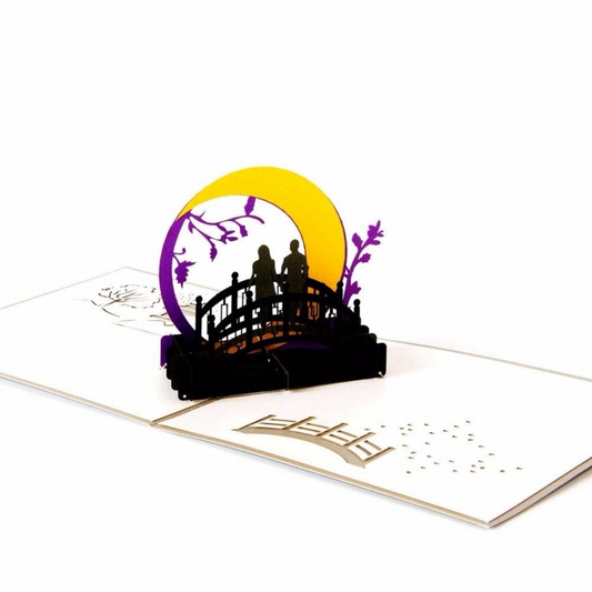 Couples Love 3d Pop Up Valentines Day Greeting Card