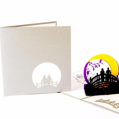Couples Love 3d Pop Up Valentines Day Greeting Card