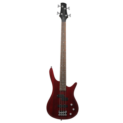 Solid Blue Grain Color, 4 String Electric Bass Guitar
