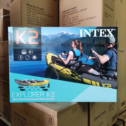INTEX 68307 Inflatable Rafting Kayaker With Seats