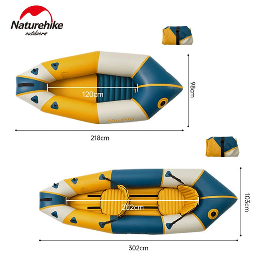 Naturehike 1-2 Person Inflatable Rowing Boat