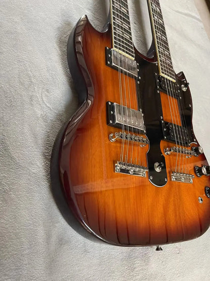 6-Chord+12 Chord Double Path Sunset Color Body Edition Electric Guitar