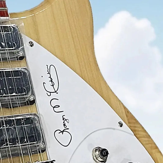 Ric 1988 Natural Semi Hollow Electric Guitar 12 Strings Lacquer Gloss Fingerboard,3 Pickups Triangle Inlay OEM