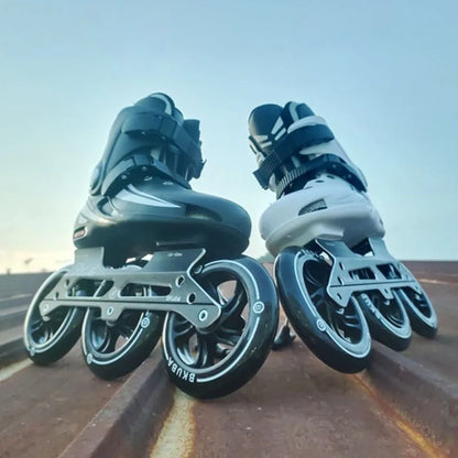 Professional Slalom Inline Rollerblades, 125MM Wheels