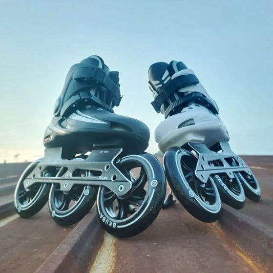 Professional Slalom Inline Rollerblades, 125MM Wheels